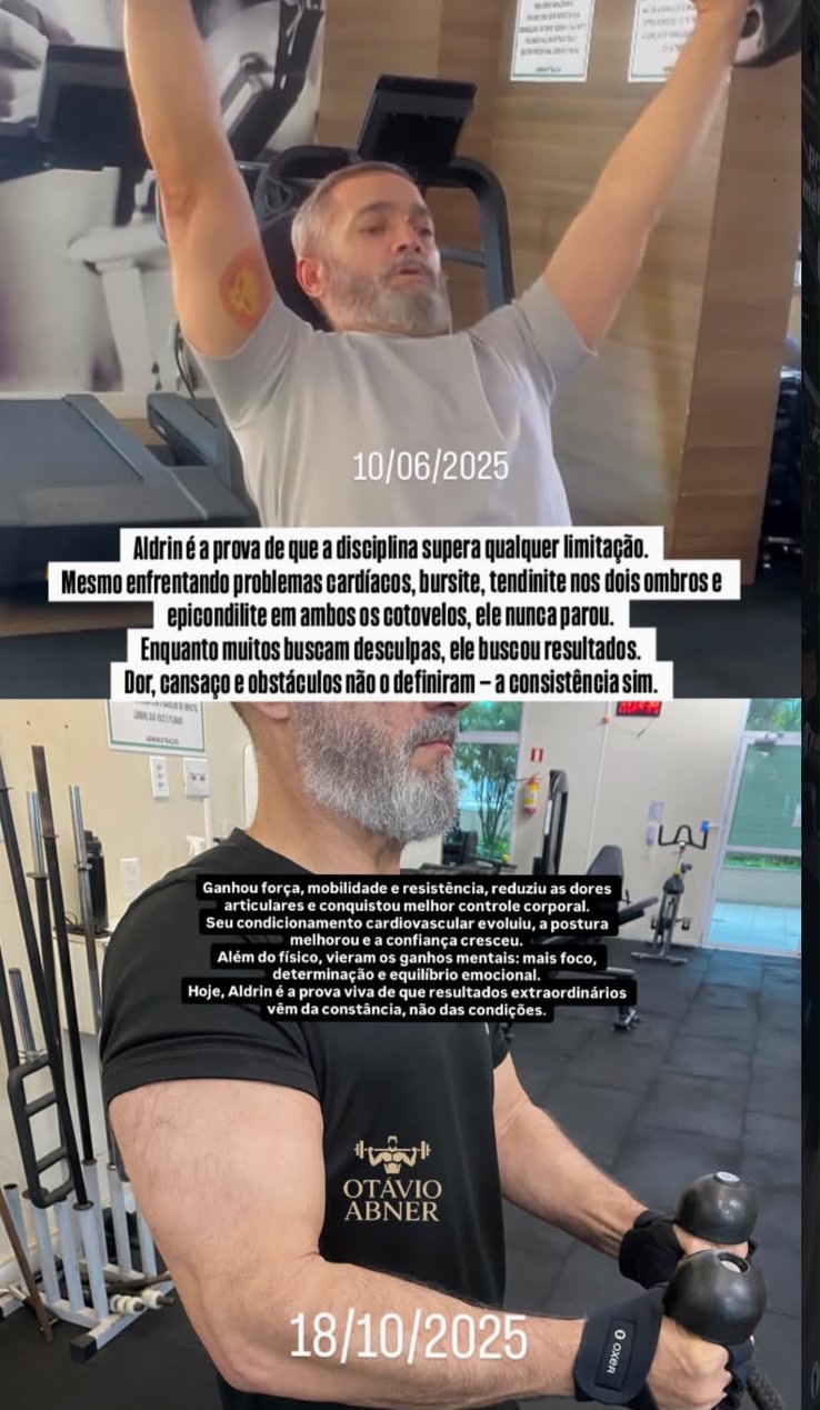 Evolução de aluno — acompanhamento Otávio Abner